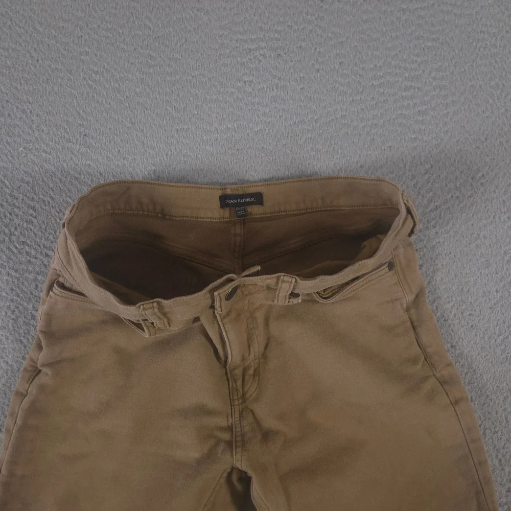 Banana Republic Pants Mens‎ 32x31 Brown Slim Travel Straight Leg Stretch Cotton
